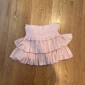 Cute pink silky skirt